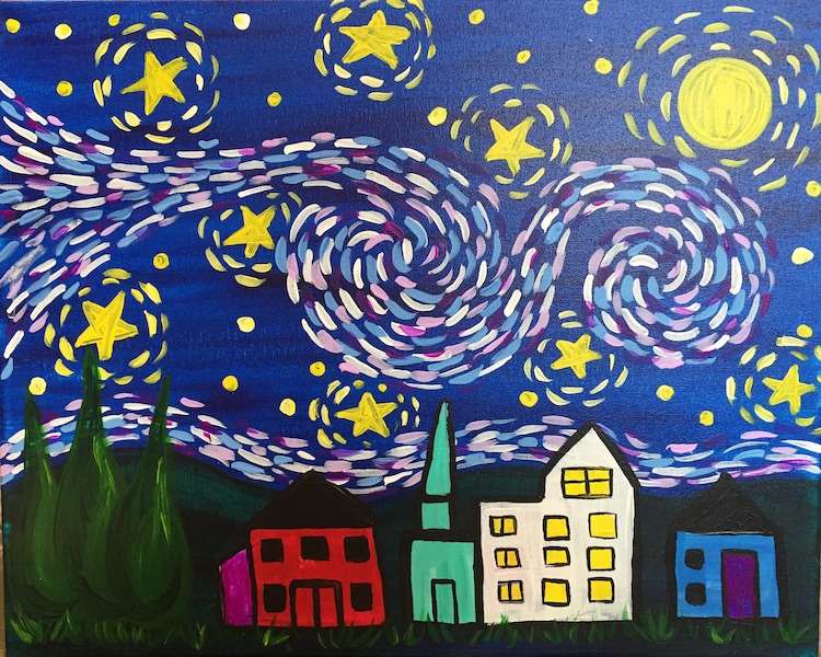 Canvas Painting, Ages 9-12 - International Ivy Enrichment Programs for Kids